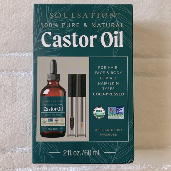Soulsation Other - Soulsation 100% Pure & Natural Cold Pressed Castor Oil for Hair,Face & Body.